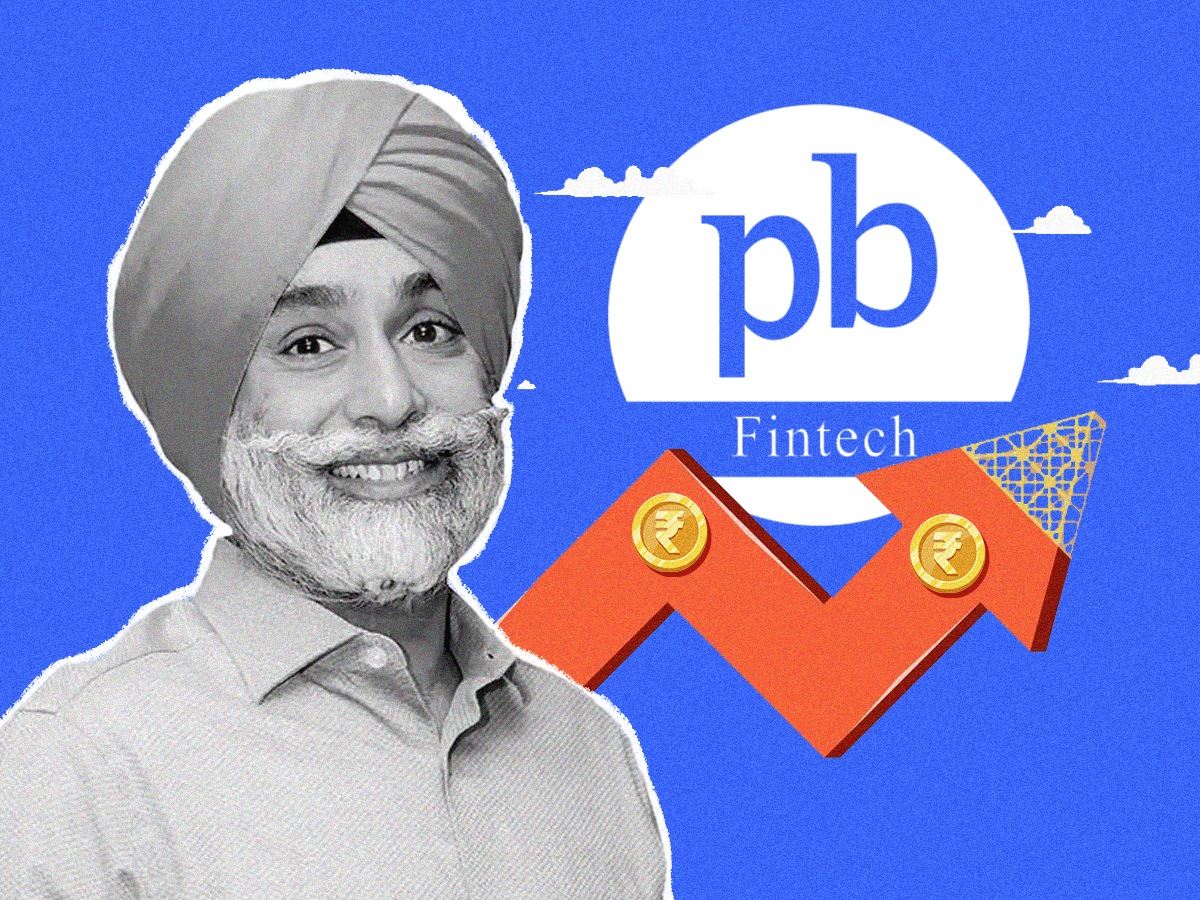 PBFintech has seen its share price climb Sarbvir Singh CEO Policybazaar PB Fintech THUMB ETTECH